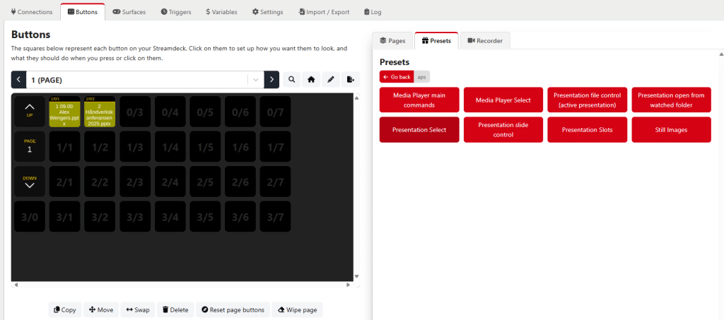 APS and Bitfocus Companion: Test Companion commands with APS