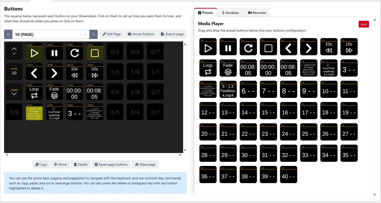 Stream Deck and Companion controls for APS Media Player